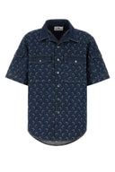 Bedrucktes Jeanshemd von Marine Serre