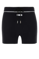 Pantaloncini Marine Serre in cotone elasticizzato nero