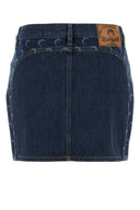 Minigonna in denim blu Marine Serre