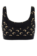 Reggiseno in jersey elasticizzato stampato Marine Serre