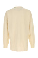 Jil Sander Elfenbeinfarbener Wollpullover