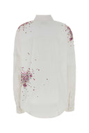 Dries Van Noten White Poplin Oversize Casia Shirt
