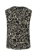Dries Van Noten Printed Crepe College Top