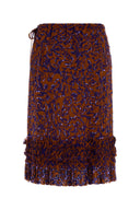 Dries Van Noten Printed Viscose Scotts Skirt