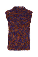 Dries Van Noten Two Tone Crochet Tamou Vest