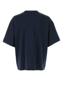 Dries Van Noten Midnight Blue Cotton Heno Oversize T Shirt