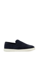 Church's Navy Blue Suede Peebles Loafers