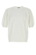 Magliano White Crochet Sweater