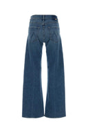 Mother Stretch Denim Lasso Sneak Wide Leg Jeans