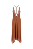 Alanui Brick Linen Dress