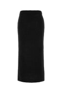 Alanui Slate Knit Island Memories Skirt