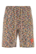 Alanui Multicolor Crochet Dust Of Light Bermuda Shorts
