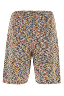 Alanui Multicolor Crochet Dust Of Light Bermuda Shorts