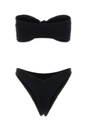 Hunza G Black Stretch Nylon Tina Bikini