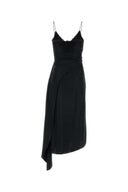 Moschino Black Satin Dress