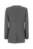 Moschino Grey Wool Blazer