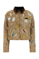Giacca Moschino in cotone cammello