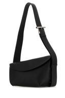 Alexander Mcqueen Black Large Sling T Bar Crossbody Bag