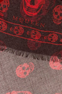 Alexander Mcqueen 印花莫代尔混纺方巾