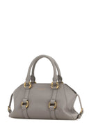 Alexander Mcqueen グレー レザー スモール ファリンドン ハンドバッグ