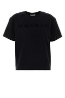 Alexander Mcqueen Black Cotton T Shirt