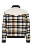 Dsquared brodert flanell vestlig bomberjakke