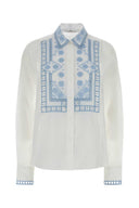 Ermanno Scervino White Cotton Shirt