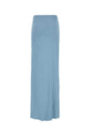 Ermanno Scervino Light Blue Twill Skirt