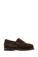 Braune Dan-Loafer aus Wildleder von Sebago