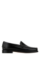 Sebago Black Leather Frank Loafers
