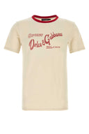 Dolce & Gabbana Ivory Cotton T Shirt