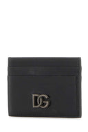 Dolce & Gabbana Black Leather Card Holder