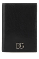 Dolce & Gabbana 블랙 가죽 여권 지갑