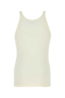 Dolce & Gabbana Ivory Cotton Tank Top