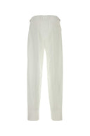 Dolce & Gabbana White Cotton Pant