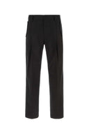 Dolce & Gabbana Pantalone Nero in Cotone Stretch