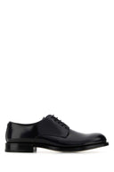 Dolce & Gabbana Black Leather Lace Up Shoes