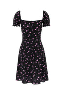 Dolce & Gabbana Mini-robe en soie extensible imprimée