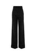 Dolce & Gabbana Embroidered Stretch Wool Pant