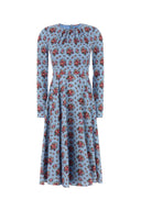 Abito in charmeuse stampata di Dolce & Gabbana
