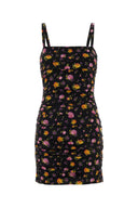 Dolce & Gabbana Mini-robe en charmeuse imprimée