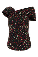 Isabel Marant Printed Stretch Silk Esen Top