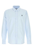 Ami Light Blue Oxford Shirt