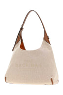 Borsa shopping Marc Jacobs in tela beige The Sack Bag