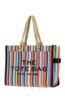 Marc Jacobs Embroidered Canvas Large The Tote Bag Shopping Bag