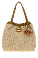 Marc Jacobs Raffia Cristina Shopping Bag
