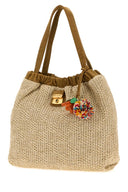 Marc Jacobs Raffia Cristina Shopping Bag