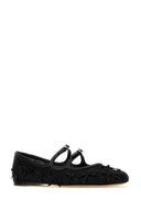 Marc Jacobs Black Mesh Kiki Ballerinas