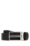 Bally Black Leather Reversible Belt