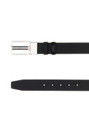 Bally Black Leather Reversible Belt
